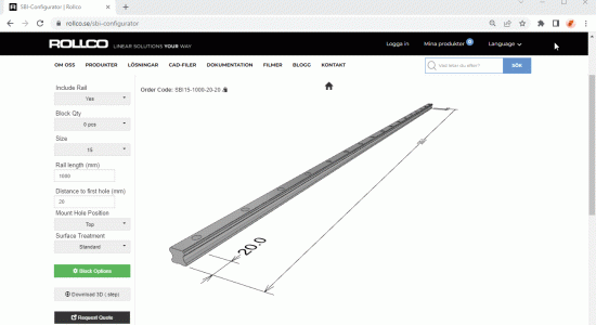 DynaMaker-Rollco-linear-guide-configuration